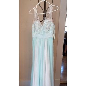 Light blue formal dress